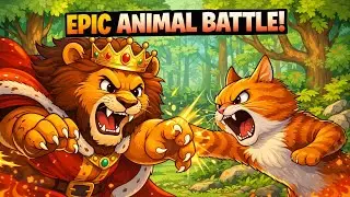The Cat Trusted Everyone&hellip; But Everyone Betrayed Him 😿🦊🦁 #subscribe #trending 