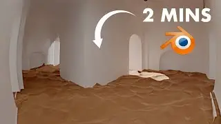 Creating a Surreal Blender Environment in 2 Minutes