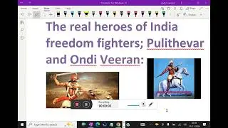 The real heroes of India freedom fighters; Pulithevar and Ondiveeran :- 118. #pulithevar #ondiveeran