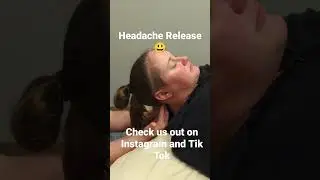 Great neck and headache release neck techniques 😃!    #headacherelief #massage #neckpaintreatment