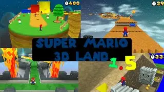 Super Mario 3D Land 1.5 - Beta Stages/Unfinished Levels (100%) Walkthrough
