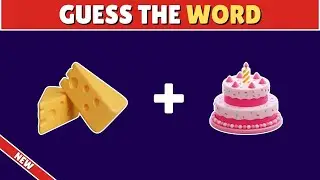Guess the Word by Emoji Challenge! | Emoji Quiz 2025 | Brain Bolt 🍔🍕 🥤