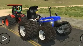 New Holland (Bulldozer) Vs Mahindra (Bahadur Ghoda) Tochan | Tractor Power 💪 | #anandgamer896 