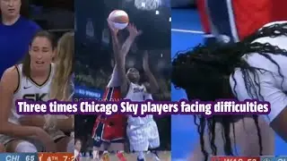 Three times Chicago Sky players facing difficulties  #chicagosky #nba2025 #wnba #nbausa #basketball 