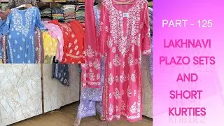 Restock lakhnavi  plazo sets in rayon and modal and short kurties/PART 125/@gagandeepcollection​