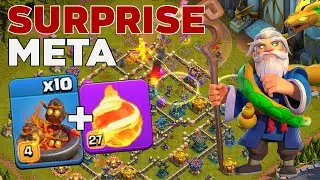 TH17 SECRET WEAPON = Warden Walk Fireball Furnace + Rocket Balloon Combo!