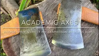 Three-quarter axe comparison; Hytest vs Elwell