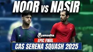 Noor Zaman vs Nasir Iqbal | CAS Serena Squash 2025 | Full Highlights | Tamasha Sports