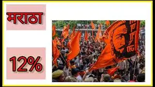 महाराष्ट्रात कोणती जात किती टक्के आहे पहा || population census of maharashtra ||