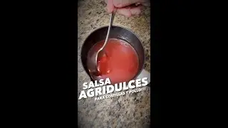 SALSA AGRIDULCE para Costillas y Pollo!!! #ribs #sweetandsourrecipe #agridulce
