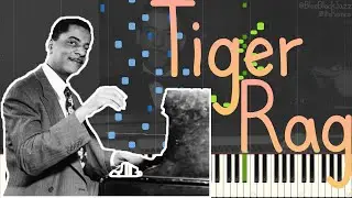 Teddy Wilson - Tiger Rag 1938 (Fast Stride Piano Synthesia)