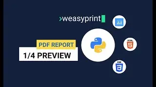 Weasyprint Build Beautiful PDF Report 1/3 - Preview