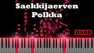 Saekkijaerven Polkka | HARD Piano Tutorial by Andantino