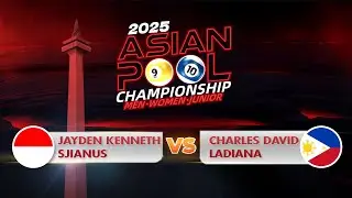 FULL MATCH! JAYDENT KENNETH (INA) vs (PHI) CHARLES DAVID | ASIAN POOL CHAMPIONSHIP 2025