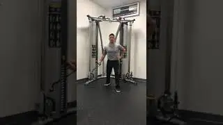 Cable Chest Low Single Arm Fly
