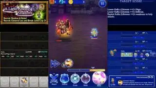 ffrk ~ A Light Among Shadows ~ kefka (Ultimate++), solo