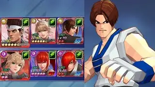 54B - YELLOW/PURPLE ELEMENT TEAM - LOW POLY STYLE KIM RELAY DUNGEON BOSS - KOF ALL STAR