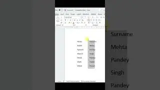 Vertical Selection In Ms Word | ms word tips and trick |