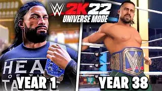 WWE 2K22 Universe Mode But I Sim 38 Different WrestleMania's