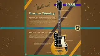 SLT Vintage 1955 National 1104 Town And Country Part-02 - Vintage Guitar Demo
