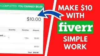 Make $10 USD On Fiverr Without Any Skills With Simple Work | Earn Money On FIVERR