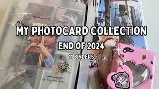kpop photocard collection 2024 ~ 11 binders ˚ʚ♡ɞ˚