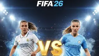 EA SPORTS FC 26 | Woman Match Real Madrid Vs Manchester city | full 4K 60fps HDR