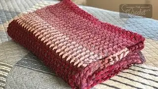 Crochet TV Blanket | EASY | The Crochet Crowd