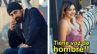 Picking up GUYS with a DEEP voice!! 😳🤣 - SharonWinner