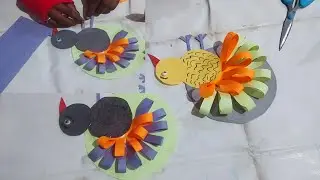  paper bird Marking 3D Paper Birds Making Tutorial- DIY Crafts | 3D Room decor | Paper 