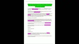 CRPC Practice Exam 2 Latest Update Questions and 100 Verified Correct Answers Guaranteed A At First