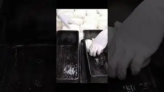 Mass produced every day! Premium milk bread&nbsp;#Shorts #youtubeshorts #bread #yt #ytshorts