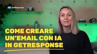 Come creare un&rsquo;email con IA in GetResponse (tutorial)
