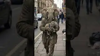 poor Elephant with baby😨😨😰 #hearttouching #ytshorts #viral #youtubeshorts #sadstory