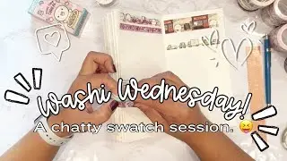 Washi Wednesday! | Swatch With Me! | TCMC + EMAS