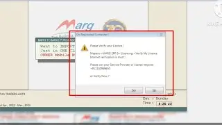 HOW TO LICENCE VERIFICATION IN MARG SOFTWARE