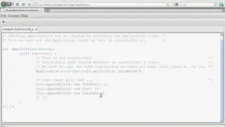 jDesktop - javascript syntax highlight editor