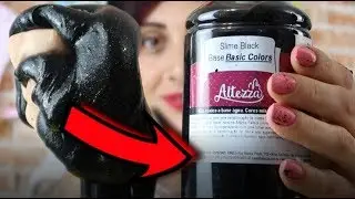 TESTANDO COLA PRETA PARA SLIME |NOVO ROSA .