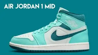 Air Jordan 1 Mid WMNS &ldquo;Bleached Turquoise&rdquo;