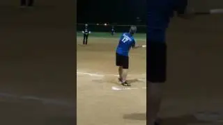 Jack Barnes playing softball 11/15/2016
