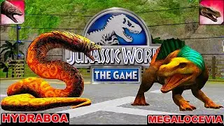 Jurassic World - Fiz mais 1 MEGALOCEVIA, HYDRABOA e a troca do MASIAKASAURUS.