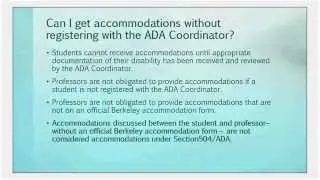 Disability Services at Berkeley College
