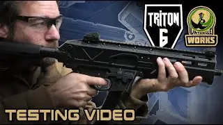 Triton-6 BL, H-SF, FA  testing video, GBB airsoft version of the Triton-9