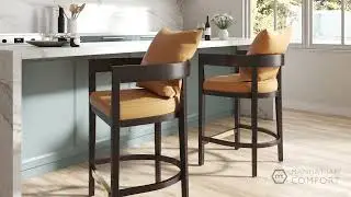 Manhattan Comfort Ritz Counter Stool