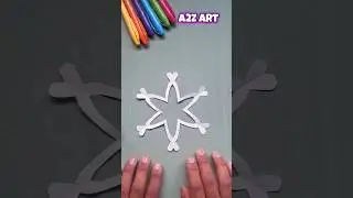 Congratulations on making it to Today #snowflake #diy #art #a2zart