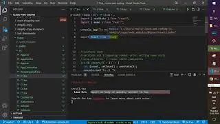 Import in body of module |  reorder to top  import first |  nodejs error