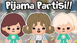 Pijama Partisi!!🤍🎀 'Sonu Hastanede Bitti..🏥' / Toca Boca World Türkçe / Justin Toca