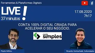 Live37 - Conta Simples: conta 100% digital criada para acelerar o seu neg&oacute;cio.