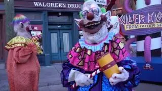 Killer Klowns from Outer Space Scare Zone 09/28/2018 #hhn #orlando #horrorshorts #youtube #youtuber