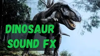 Dinosaur (T REX) SOUND FX // Walking Roaring Attacking (NO Copyright)